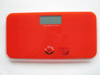 Newlinescale Newline Bathroom Scale Body Fat Newlineny Step On Mini Travel Bathroom Scale Red Orange Sbb 0720m Nyro